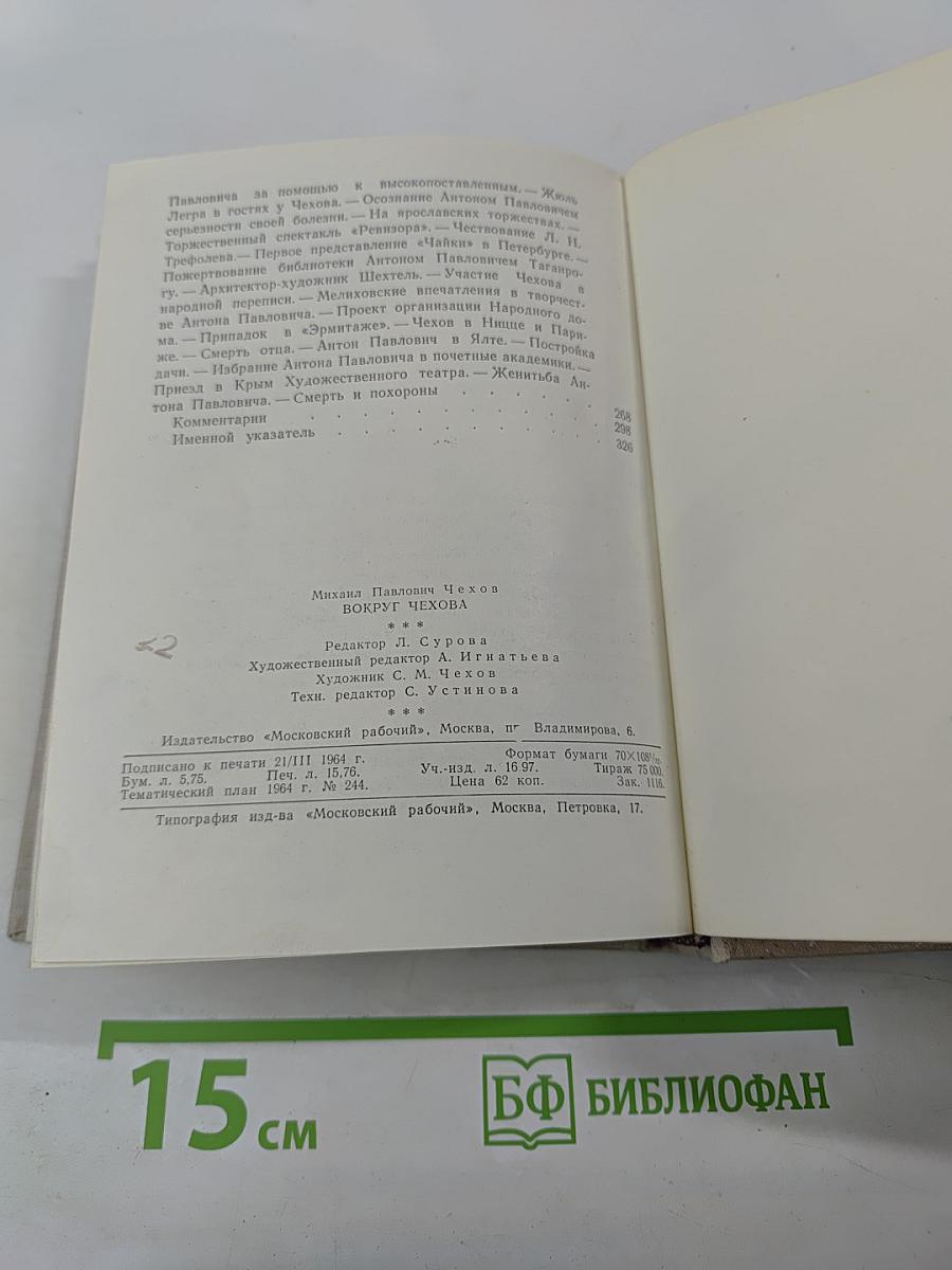 Вокруг Чехова. Встречи и впечатления