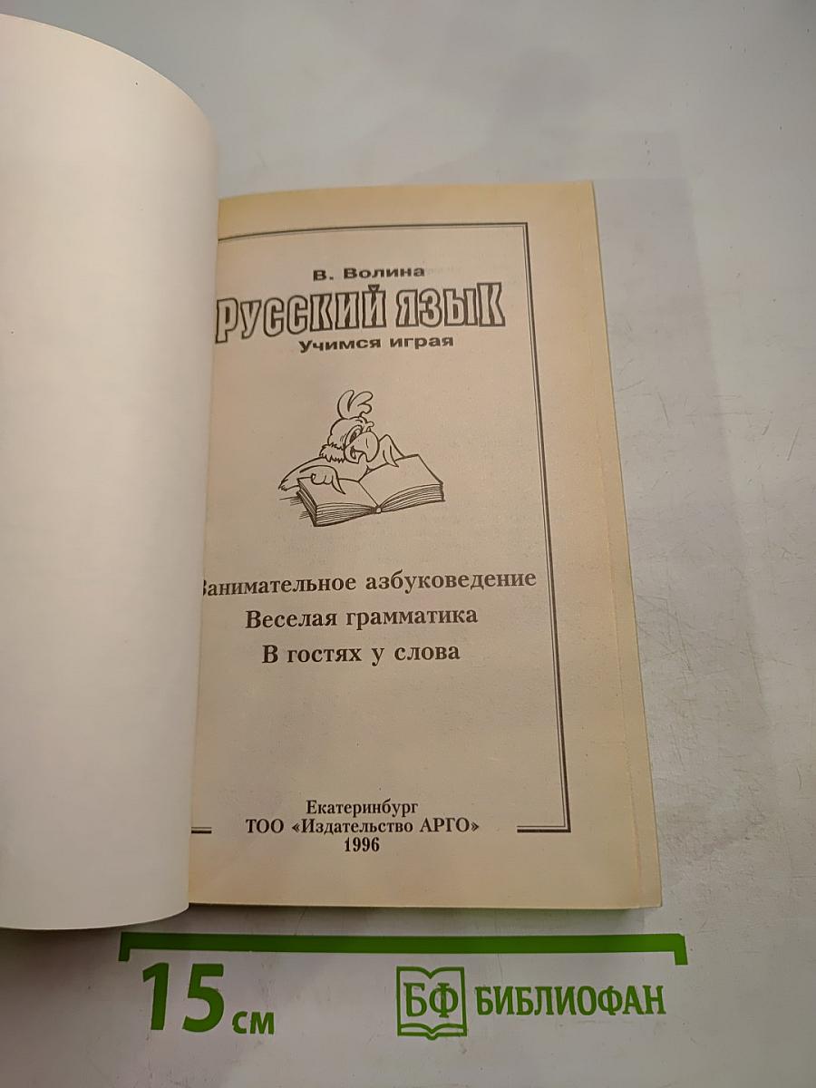 Русский язык. Учимся играя
