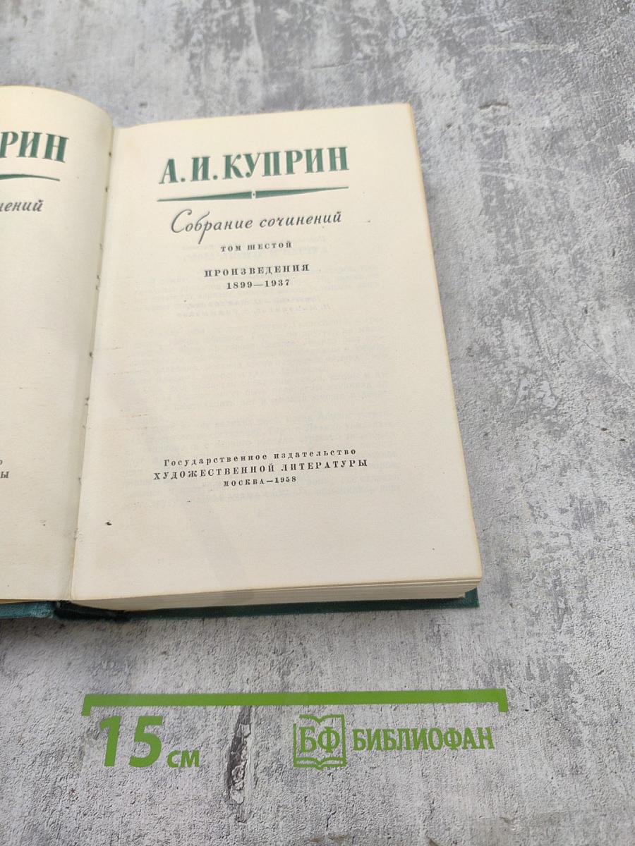 Собрание сочинений. Том шестой