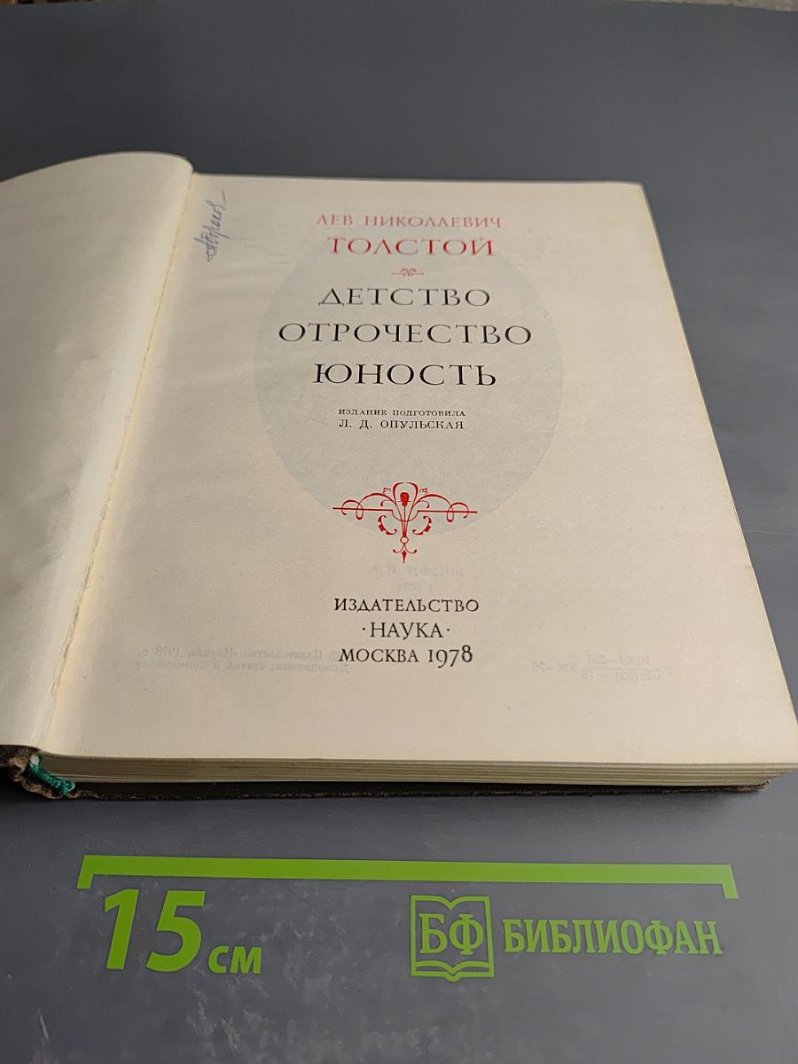 Детство. Отрочество. Юность