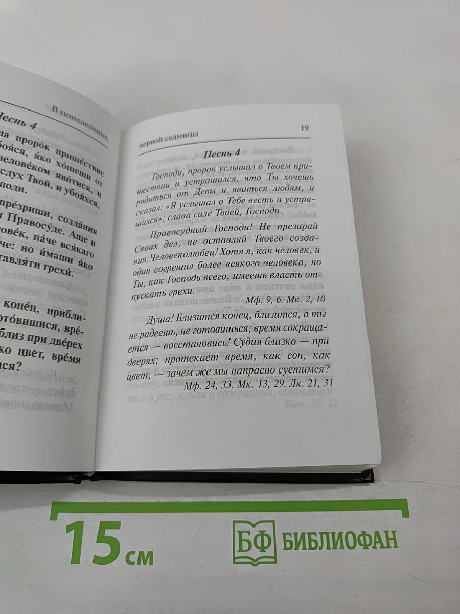 Великий канон. Творение святого преподобного Андрея Критского
