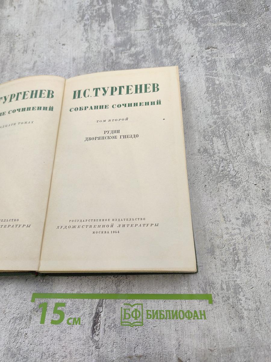 Собрание сочинений. Том 2: Рудин. Дворянское гнездо