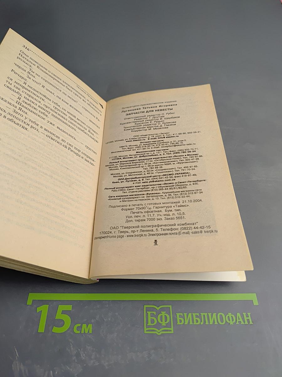 Запчасти для Невесты