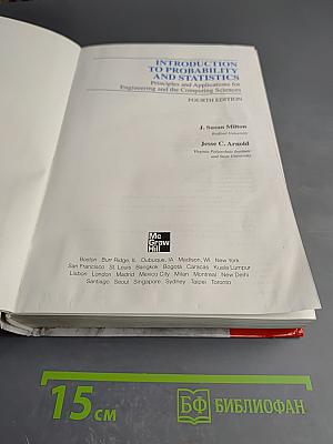 Introduction to Probability and Statistics: Principles and Applications for Engineering and the Computing Sciences