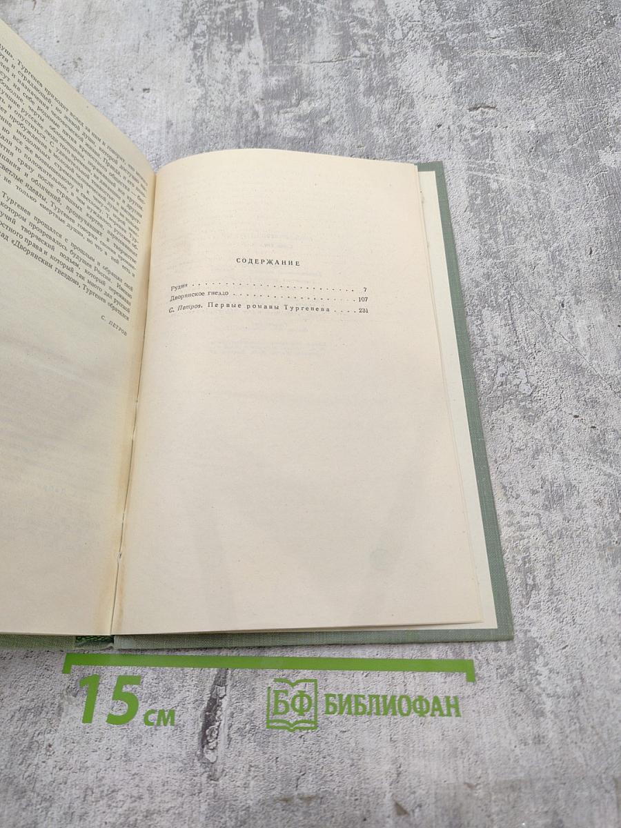 Собрание сочинений. Том второй: Рудин, Дворянское гнездо