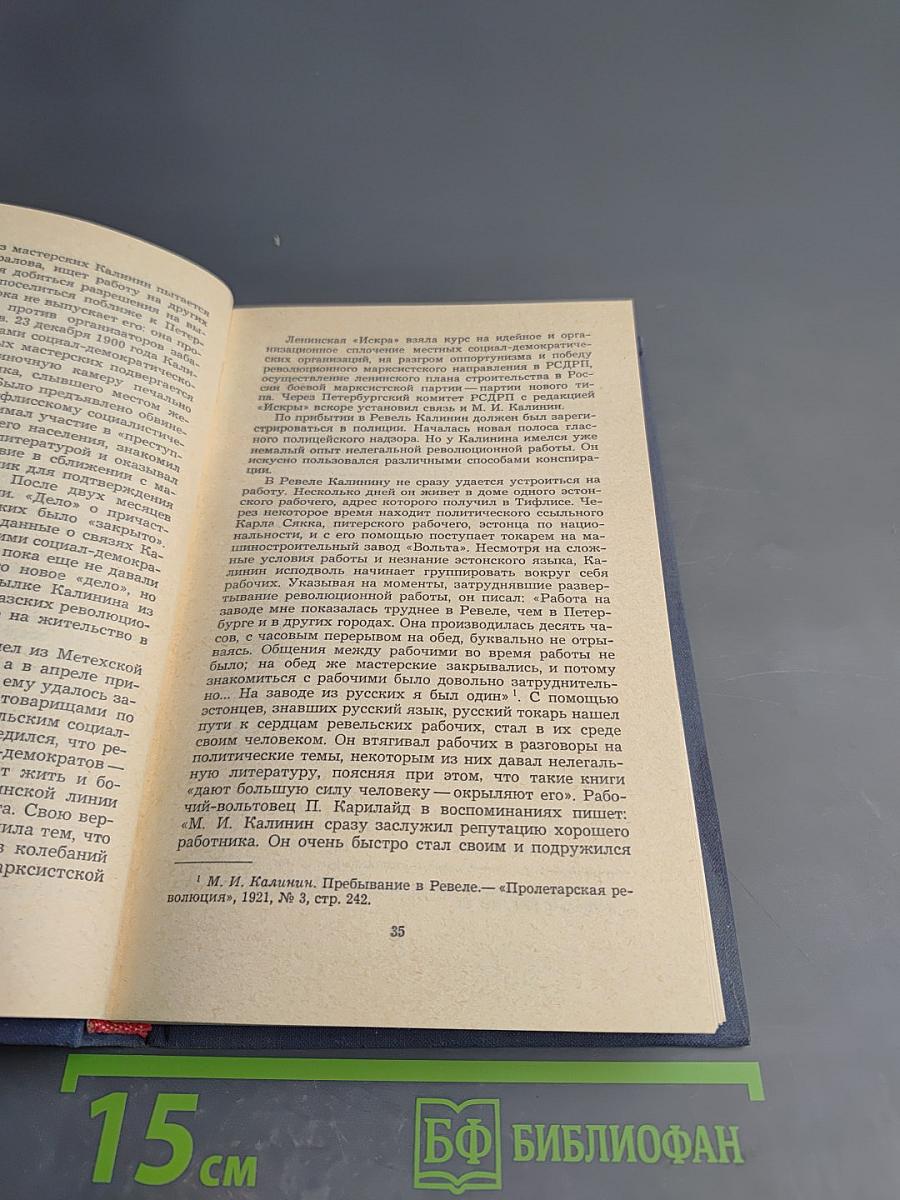 Михаил Иванович Калинин. Краткая биография