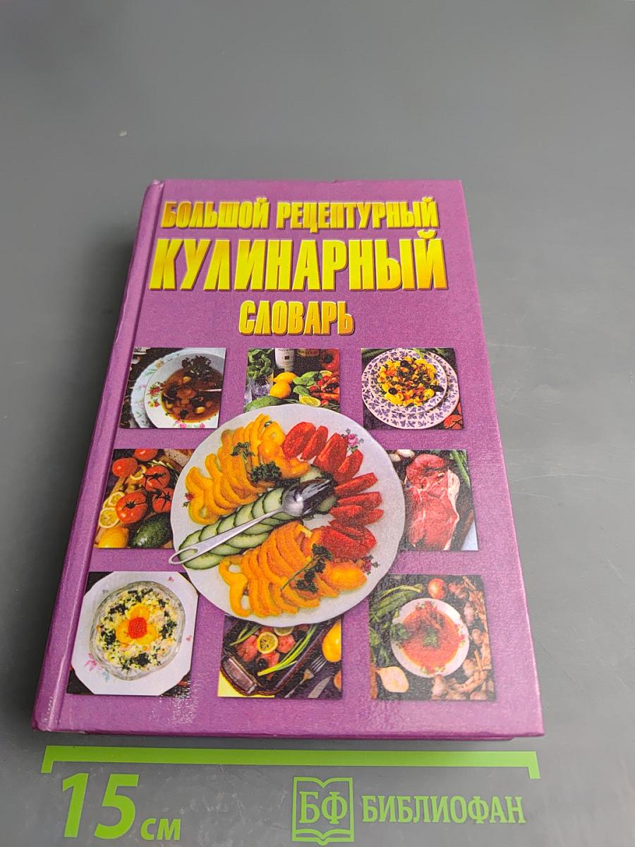Большой рецептурный кулинарный словарь