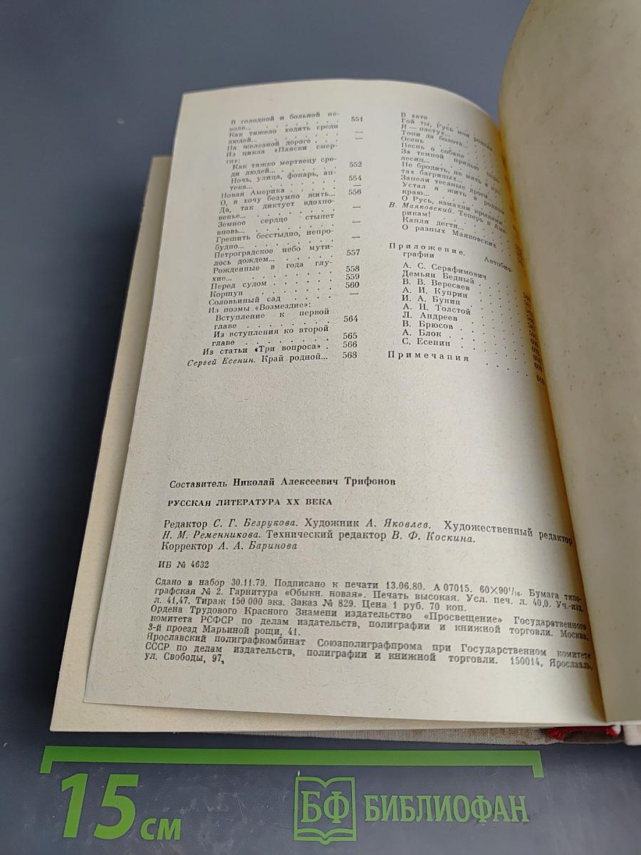 Русская литература XX века. Дооктябрьский период