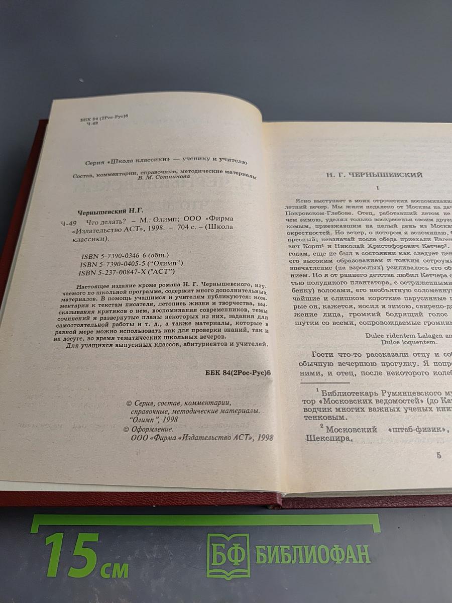 Что делать? Книга для ученика и учителя