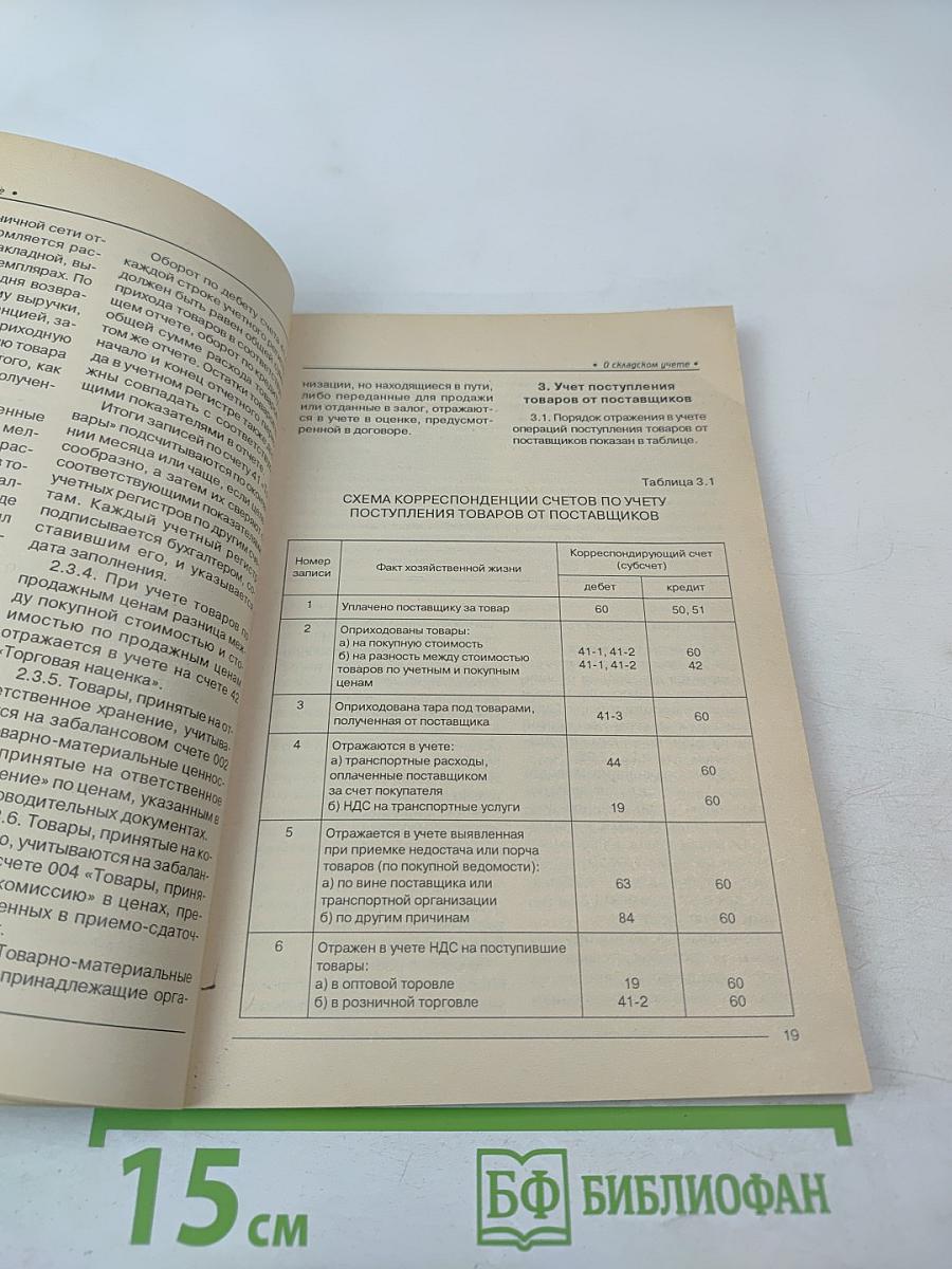 О складском учете