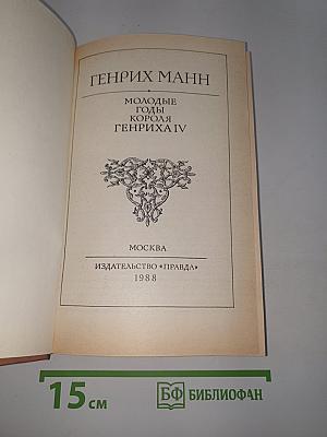Молодые годы короля Генриха IV