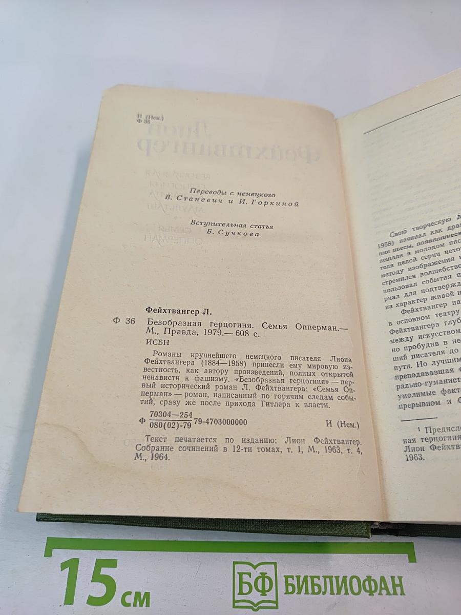 Безобразная герцогиня. Семья Опперман