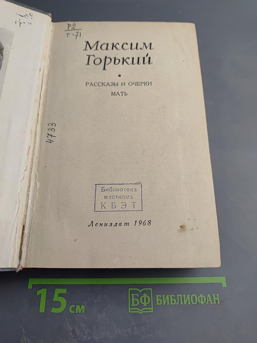 Избранные произведения. Рассказы и очерки. Мать
