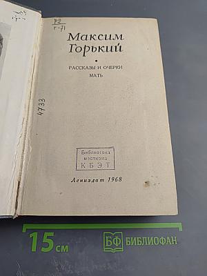 Избранные произведения. Рассказы и очерки. Мать