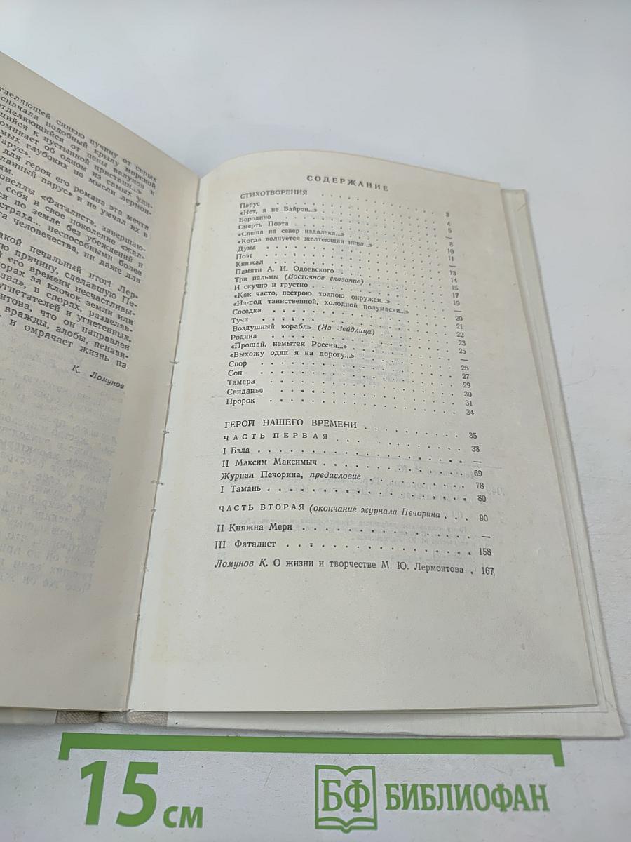 Стихотворения. Герой нашего времени