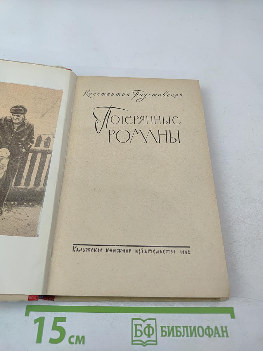 Потерянные романы