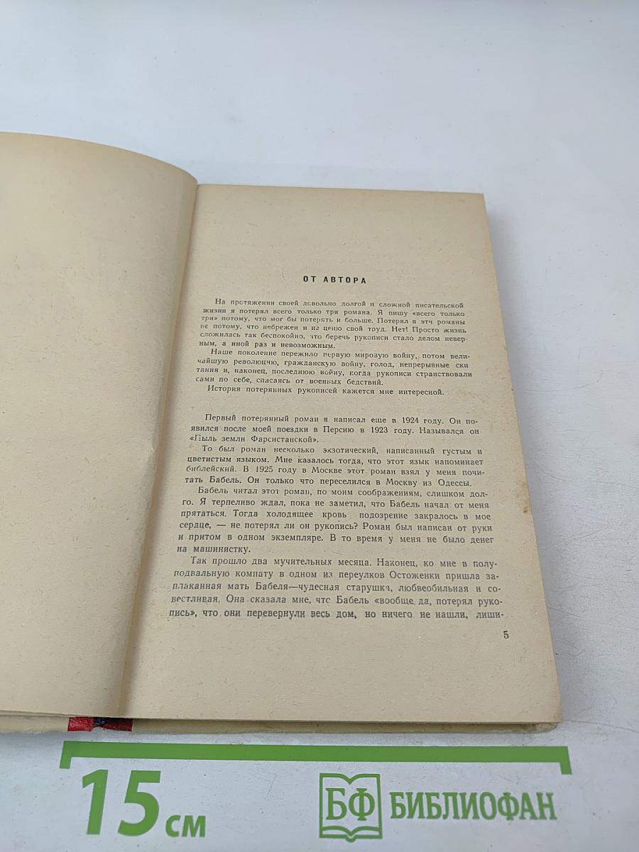 Потерянные романы