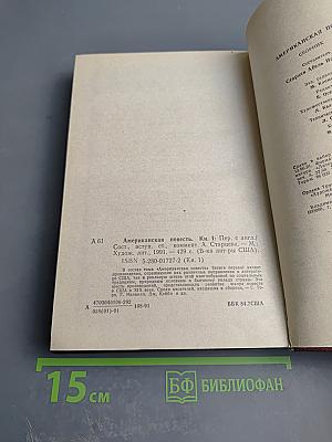 Американская повесть. Книга первая