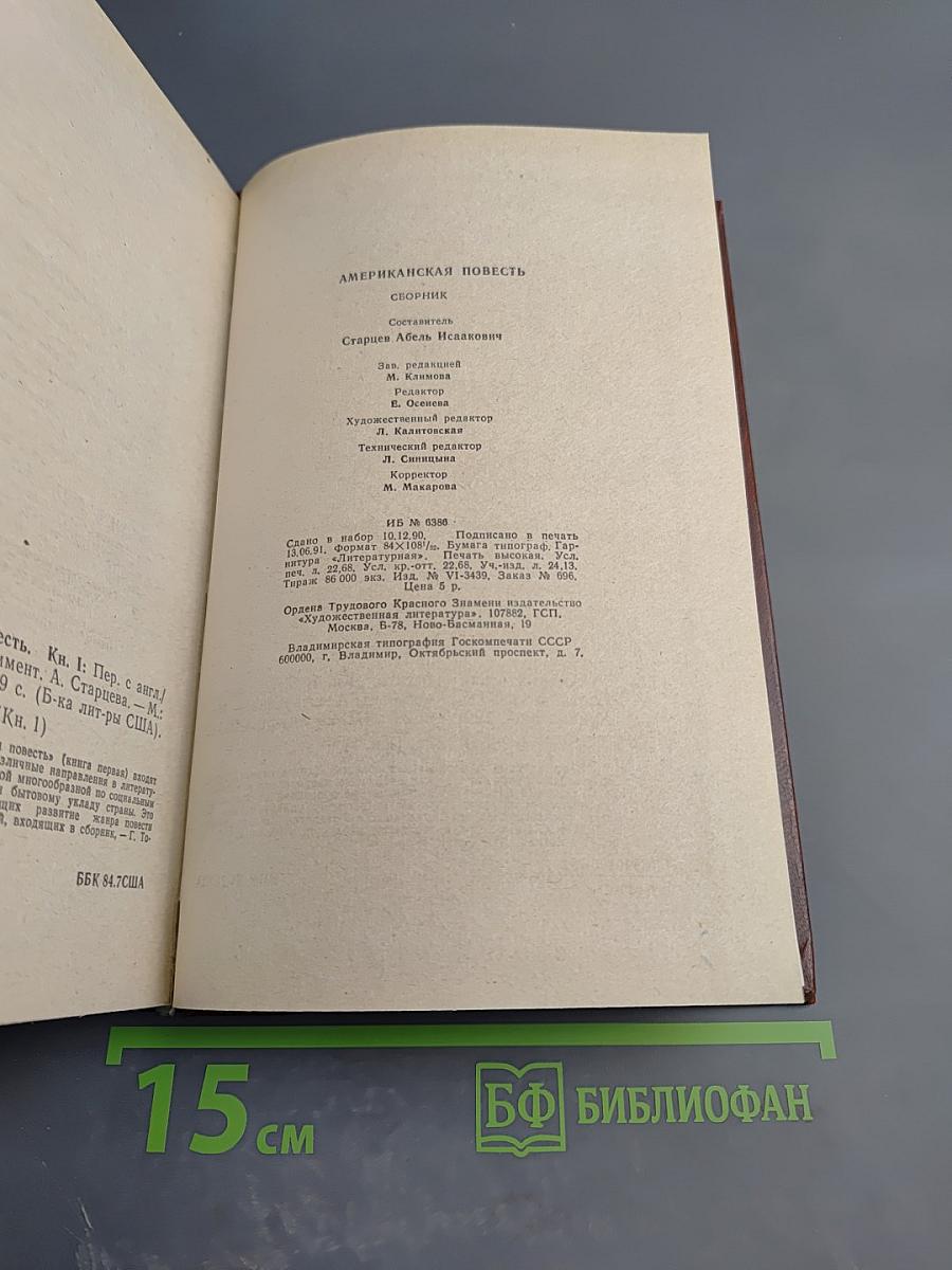 Американская повесть. Книга первая