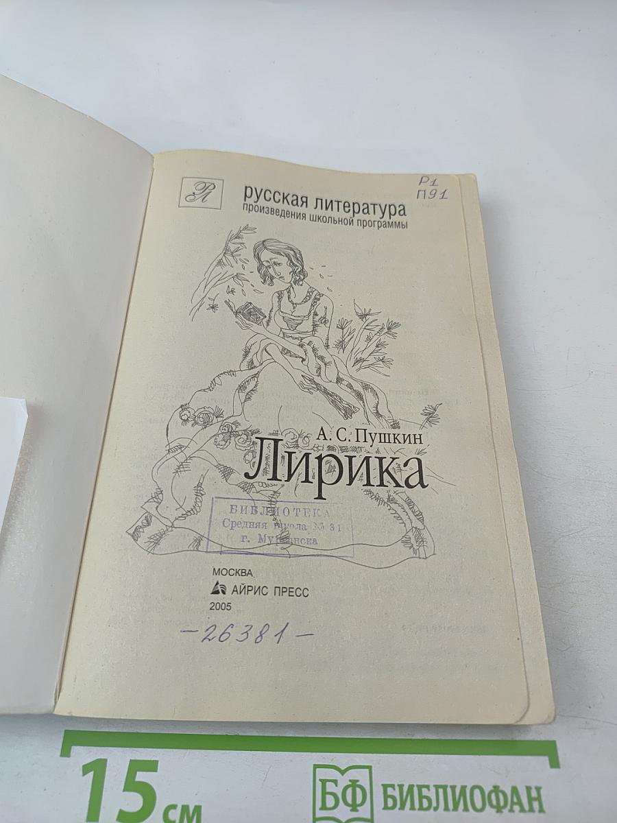 Лирика (Подробный комментарий, учебный материал, интерпретации)