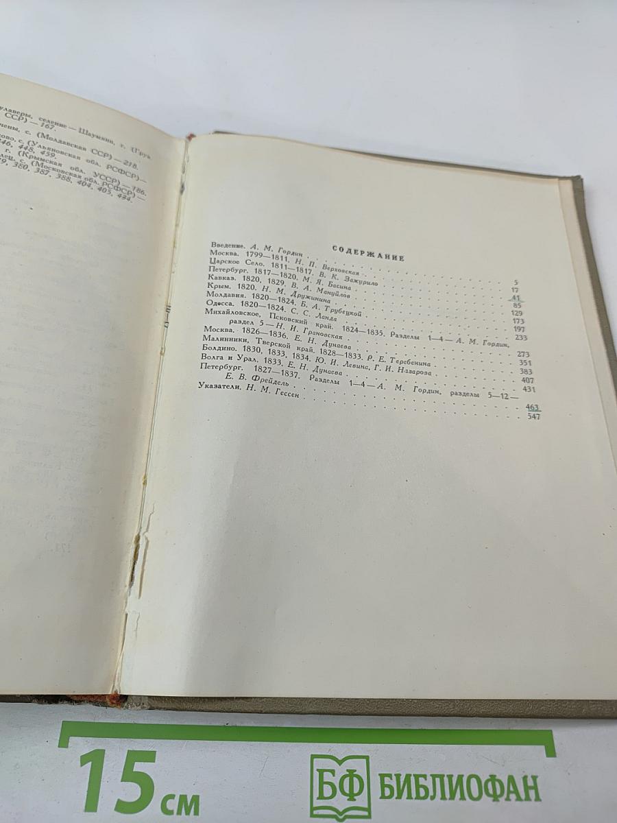 Здесь жил Пушкин. Пушкинские места Советского Союза. Очерки
