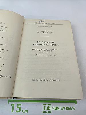 Во глубине сибирских руд... Декабристы на каторге и в ссылке: Документальная повесть