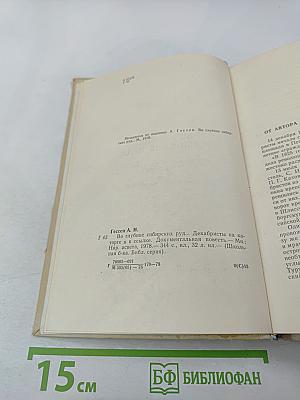 Во глубине сибирских руд... Декабристы на каторге и в ссылке: Документальная повесть