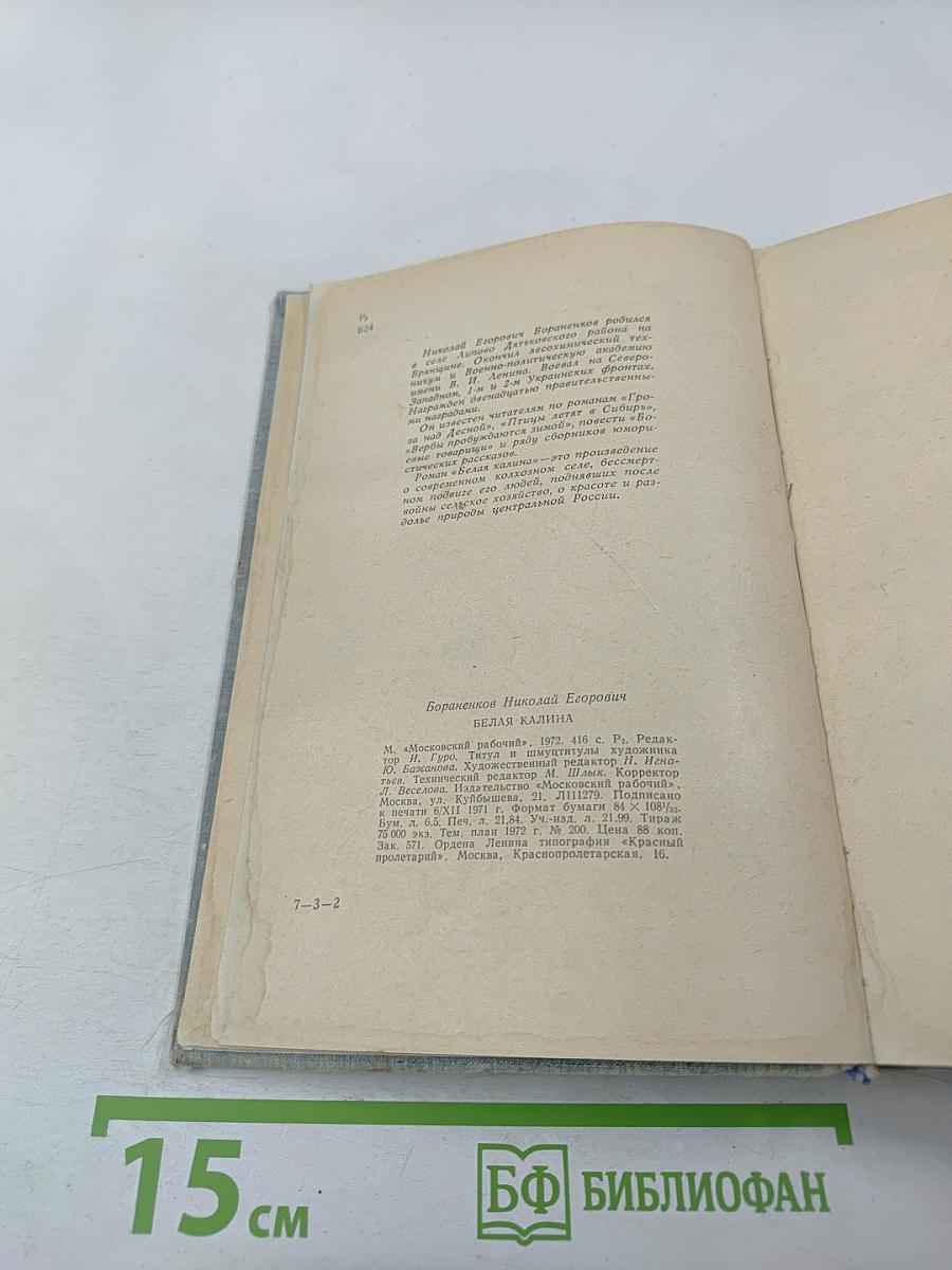 Белая калина. Роман