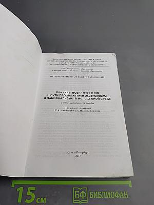 Причины возникновения и пути профилактики экстремизма и национализма в молодежной среде