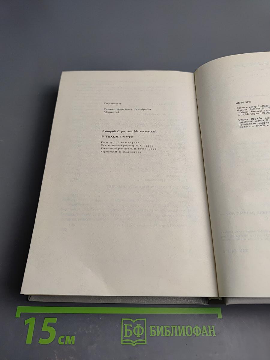 В тихом омуте: Статьи и исследования разных лет