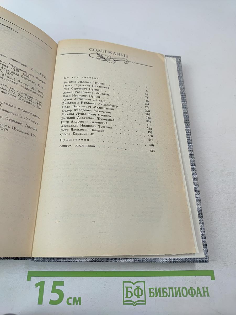 Друзья Пушкина. Переписка. Воспоминания. Дневники. Том 1