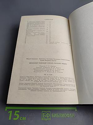 Школьный толковый словарь русского языка