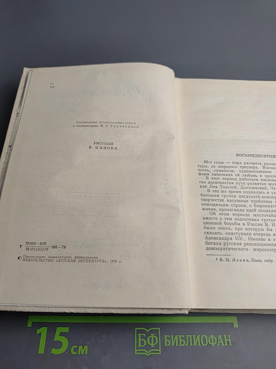 Тревожные годы. Рассказы и повести русских писателей 80-х годов XIX века