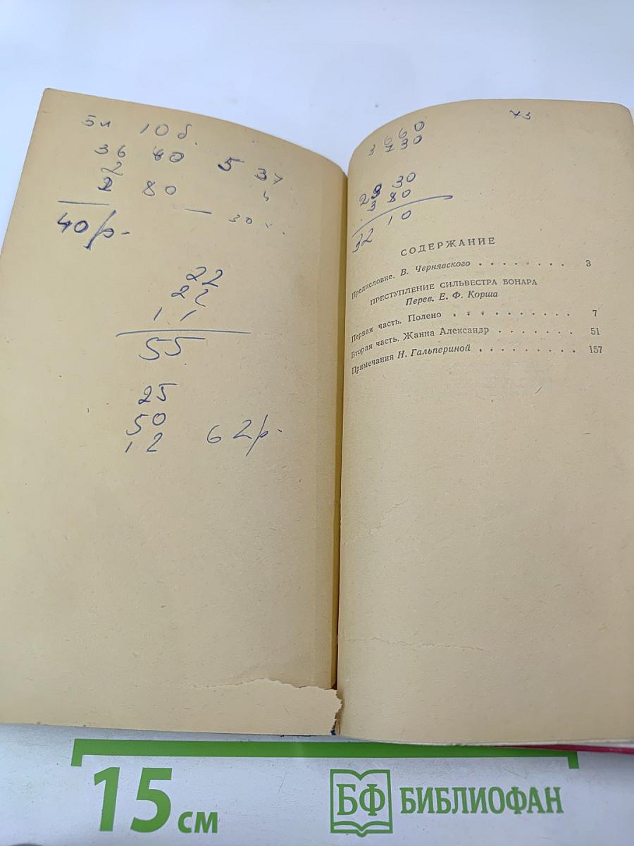 Преступление Сильвестра Бонара