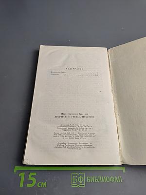 Дворянское гнездо. Накануне