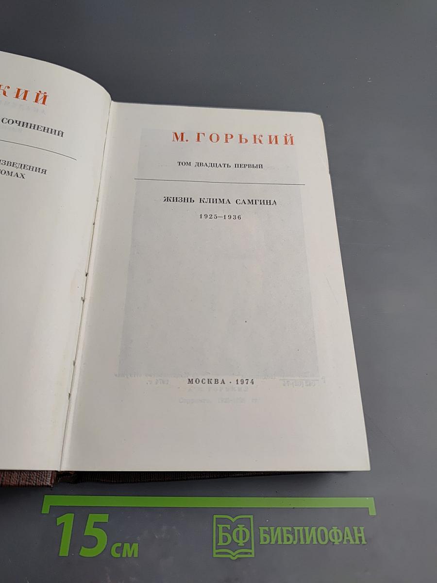 Жизнь Клима Самгина. Том двадцать первый