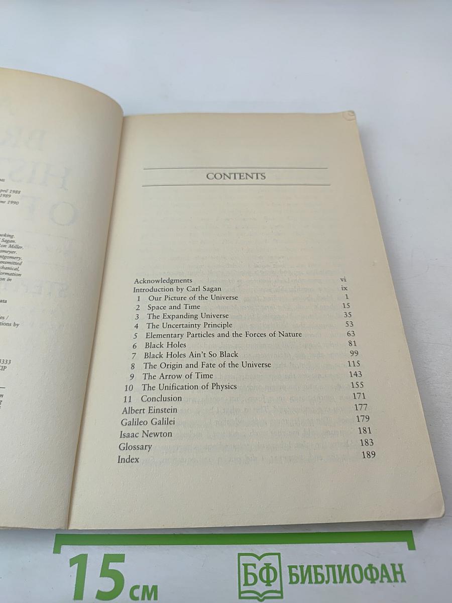 A Brief History of Time From the Big Bang to Black Holes