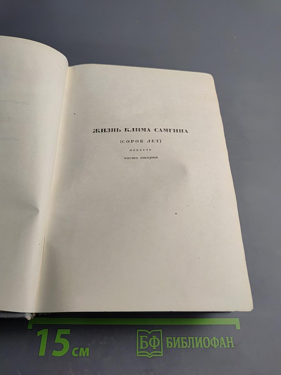 Жизнь Клима Самгина. Часть вторая