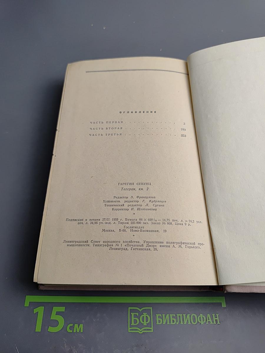 Тегеран. Книга вторая. Перед рассветом