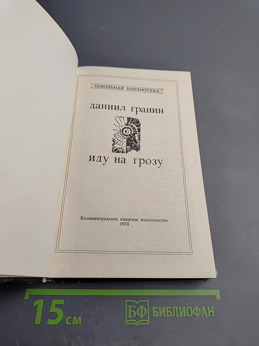 Иду на грозу