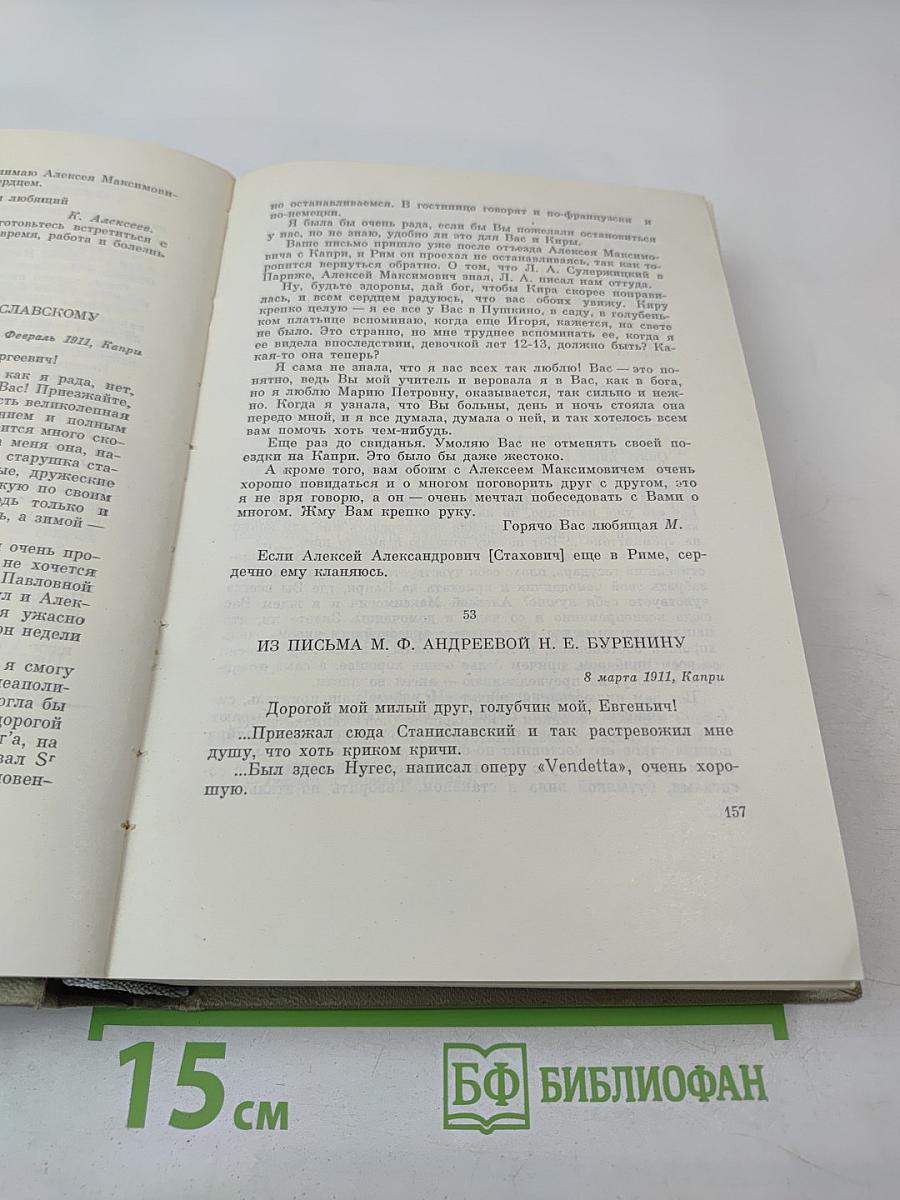 Мария Федоровна Андреева: Переписка. Воспоминания. Статьи. Документы. Воспоминания о М. Ф. Андреевой