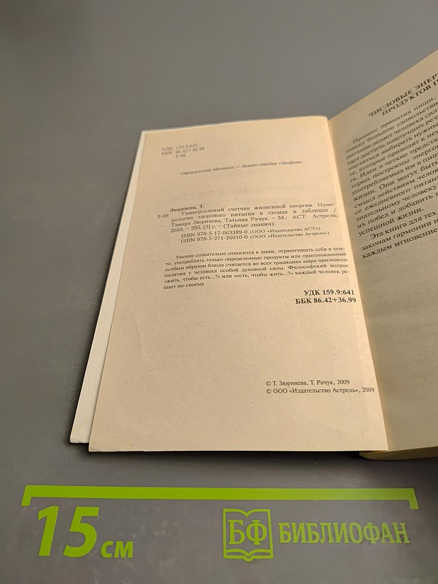 Универсальный счетчик жизненной энергии