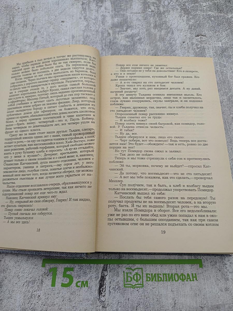 На Западном фронте без перемен. Три товарища
