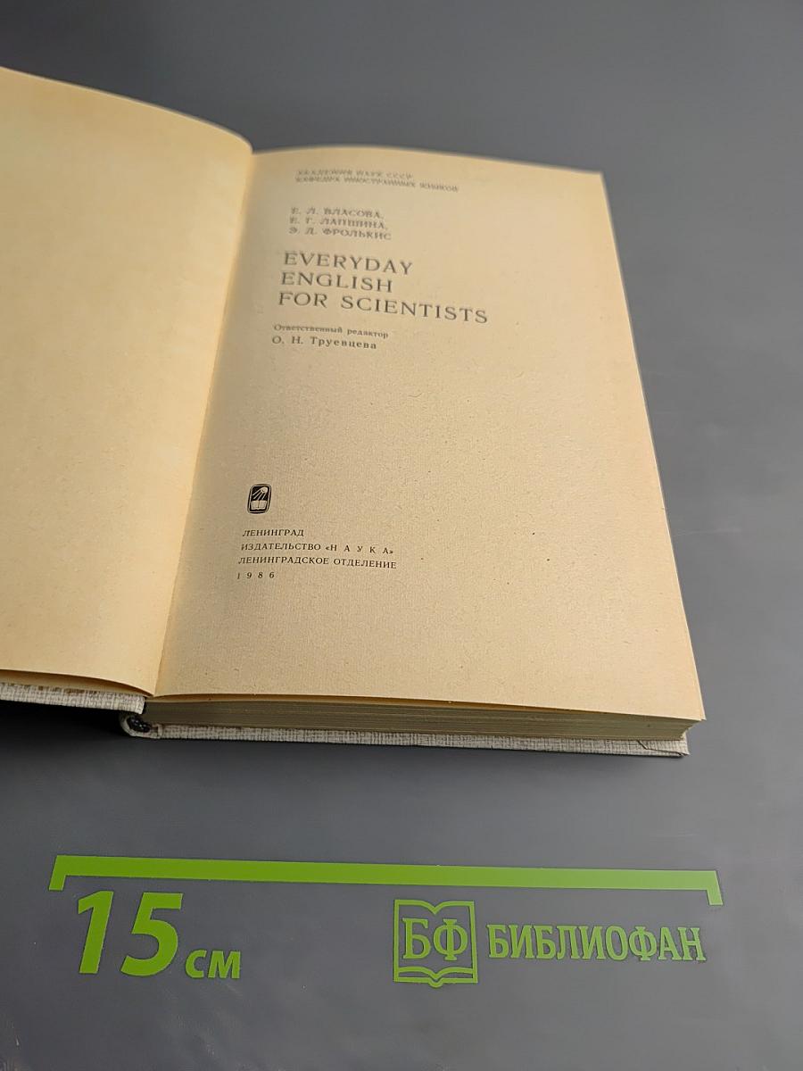 Everyday English for Scientists