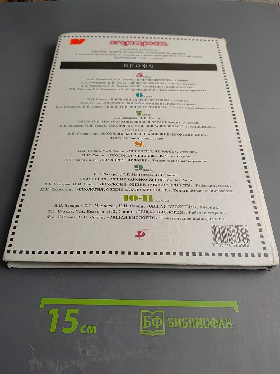 Биология Человек 8 класс