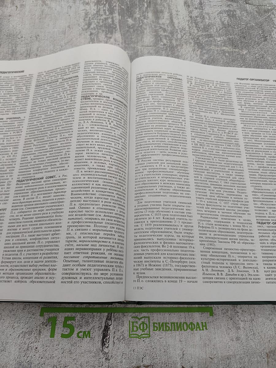 Педагогический энциклопедический словарь