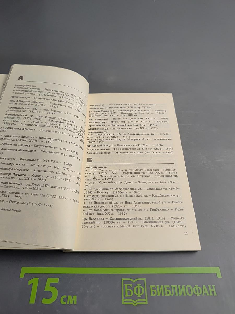 Городские имена сегодня и вчера. Ленинградская топонимика