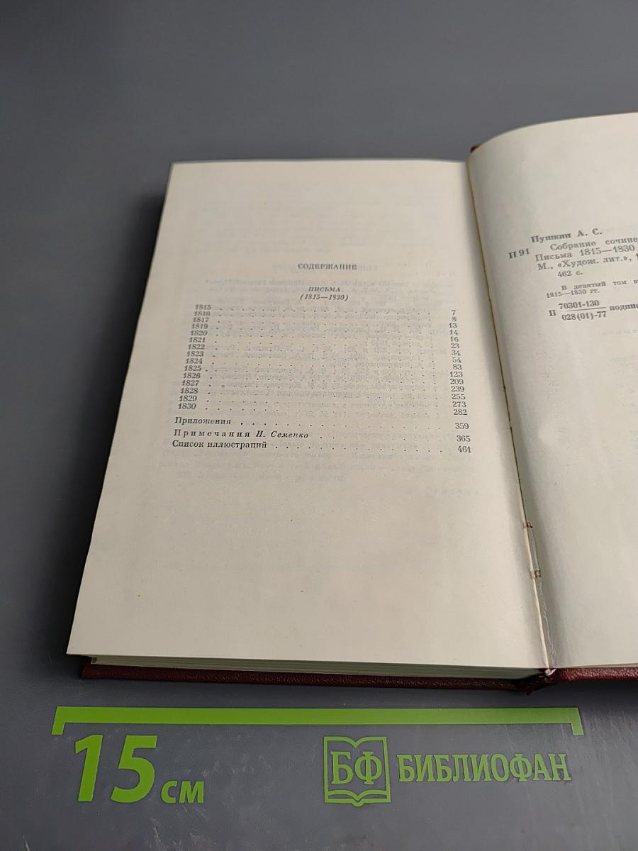 Собрание сочинений. Том девятый. Письма 1815-1830 годов