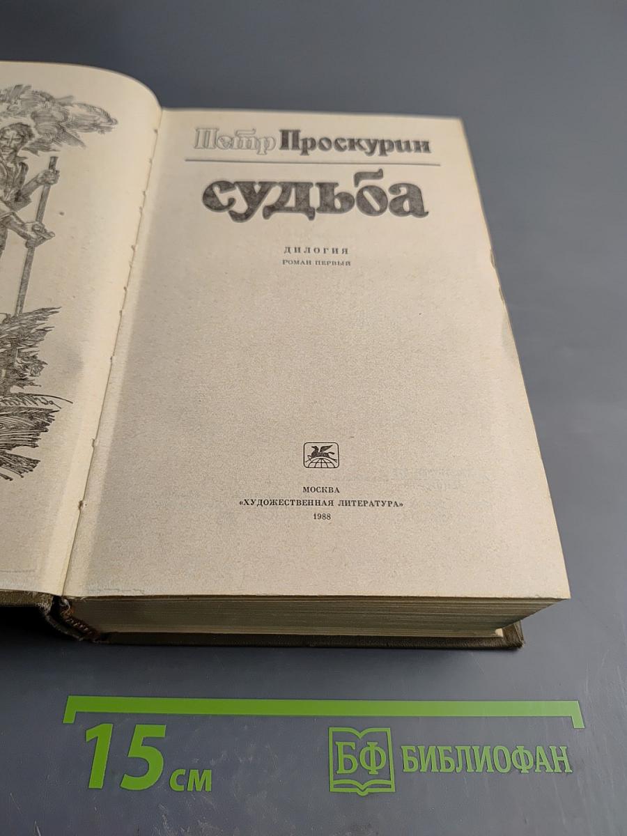 Судьба. Дилогия. Роман первый