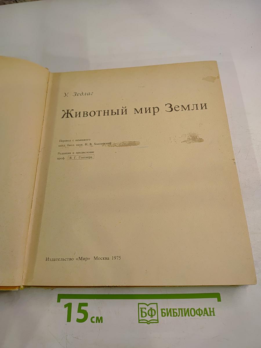 Животный мир Земли